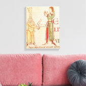 Ursprüngliches "H" in Form von zwei Zaubersprüchen Leinwanddruck (Insitu (Wohnzimmer))