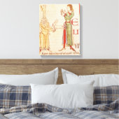 Ursprüngliches "H" in Form von zwei Zaubersprüchen Leinwanddruck (Insitu (Schlafzimmer))