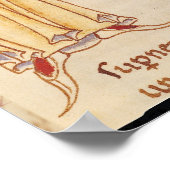 Ursprüngliches "H" in Form von zwei Zaubersprüchen Poster (Ecke)