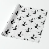 Ursprüngliches Halloween-Hexenmuster Geschenkpapier (Ungerollt)