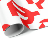 Ursprüngliches Hammer und Sichel die Sowjetunion Geschenkpapier (Rolleneckpunkt)