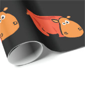 Ursprüngliches Kunst-Flusspferd-Packpapier Geschenkpapier (Rolleneckpunkt)