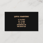 Ursprüngliches Landseeboots-Kanufischen Visitenkarte (Rückseite)