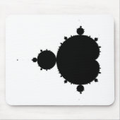 Ursprüngliches Mandelbrot Set 01 - Fraktal Mousepad (Vorne)