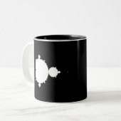 Ursprüngliches Mandelbrot Set 02 - Fraktal-Tasse Zweifarbige Tasse (Vorderseite Links)