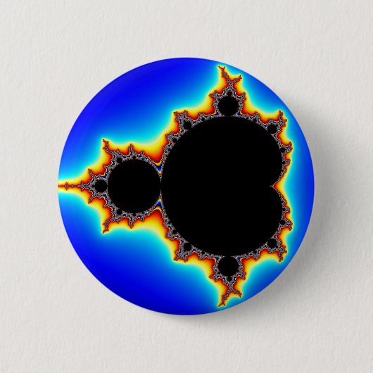 Ursprüngliches Mandelbrot Set 03 - Fraktal Button (Vorderseite)
