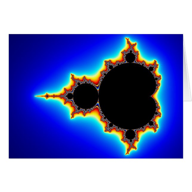Ursprüngliches Mandelbrot Set 03 - Fraktal-Karte (Vorderseite (Horizontal))