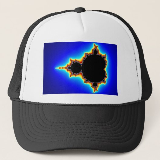 Ursprüngliches Mandelbrot Set 03 - Fraktal Truckerkappe (Vorderseite)