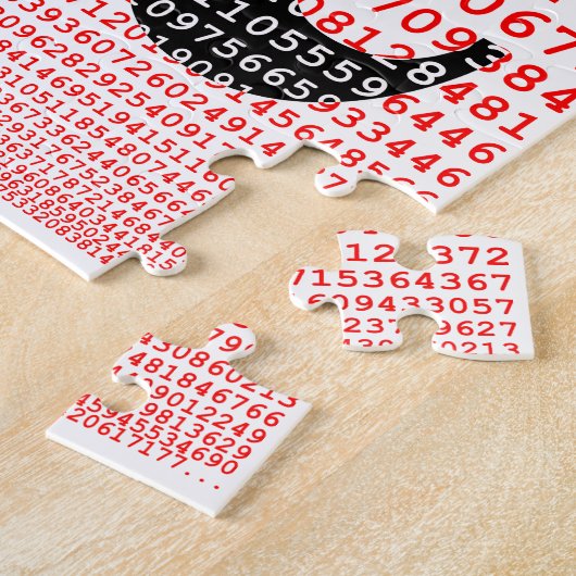 Ursprüngliches mathematisches Symbol pi day Puzzle (Seite)