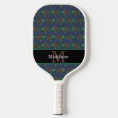 Ursprüngliches Monogramm für das Muster der Meeres Pickleball Schläger (Rückseite)