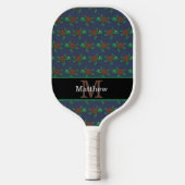 Ursprüngliches Monogramm für das Muster der Meeres Pickleball Schläger (Vorderseite)