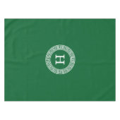 Ursprüngliches Monogramm für den Forest Grn mit gr Tischdecke (Vorderseite (Horizontal))