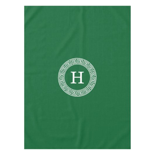 Ursprüngliches Monogramm für den Forest Grn mit gr Tischdecke (Vorderseite)