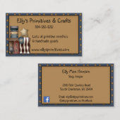 Ursprüngliches Patriotisches Rustikales Land Visitenkarte (Vorne/Hinten)