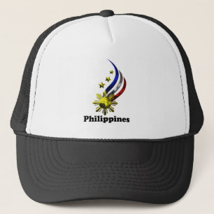 Ursprüngliches philippinisches Logo. Mabuhay Truckerkappe