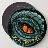 Ursprüngliches Reptilien-Raubtier-Auge Button (Vorne & Hinten)