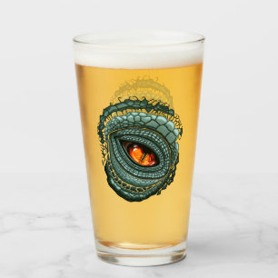 Ursprüngliches Reptilien-Raubtier-Auge Glas