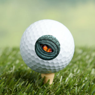Ursprüngliches Reptilien-Raubtier-Auge Golfball