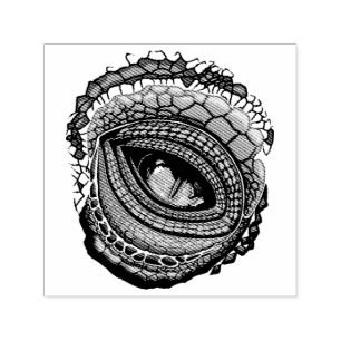 Ursprüngliches Reptilien-Raubtier-Auge Permastempel