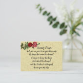 Ursprüngliches Ruhe-Gebets-heilige Karte (Stehend Vorderseite)