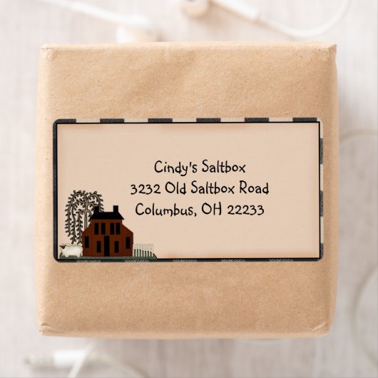 Ursprüngliches Saltbox-Länderlabel (Insitu)