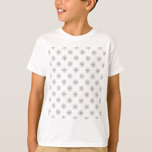 Ursprüngliches Schneeflocke-Muster T-Shirt