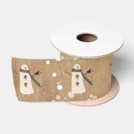 Ursprüngliches Schneemann-Band Satinband