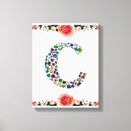 Ursprüngliches Schreiben C Leinwanddruck