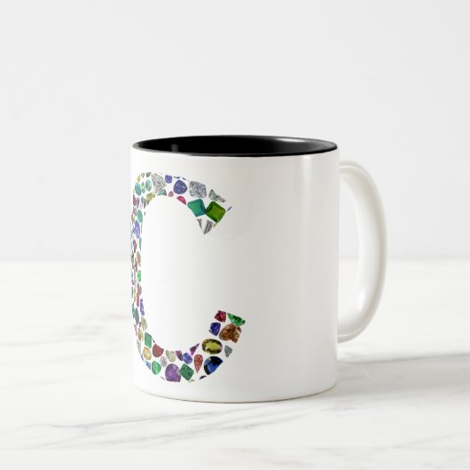 Ursprüngliches Schreiben C Zweifarbige Tasse (VorderseiteRechts)