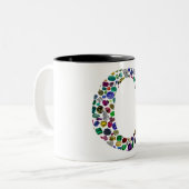 Ursprüngliches Schreiben C Zweifarbige Tasse (Vorderseite Links)