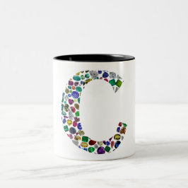 Ursprüngliches Schreiben C Zweifarbige Tasse