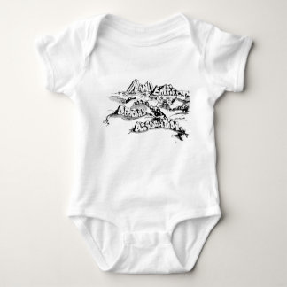 Ursprüngliches Shirt-Logo Baby Strampler