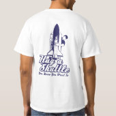 Ursprüngliches Shuttle Hugger T-Shirt (Rückseite)