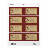 Ursprüngliches Strumpf Holiday Business Label (Vorne)