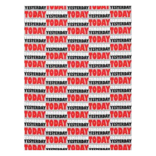 Ursprüngliches Textdesign - positive Wortgruppen Tischdecke (Vorderseite)