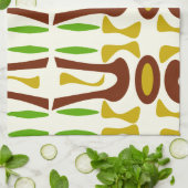 Ursprüngliches Tiki Dschungel-Muster Handtuch (Gefaltet)