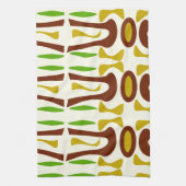 Ursprüngliches Tiki Dschungel-Muster Handtuch (Vertikal)