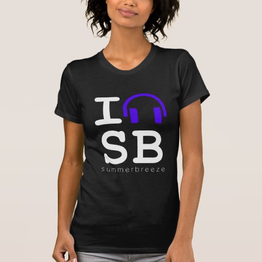 ursprüngliches weißes/lila T-Shirt (Vorderseite)