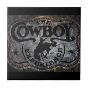Ursprüngliches Westernland Pferdecowboyrodeo Fliese
