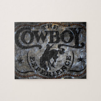 Ursprüngliches Westernland Pferdecowboyrodeo Puzzle