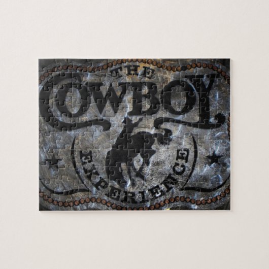 Ursprüngliches Westernland Pferdecowboyrodeo Puzzle (Horizontal)
