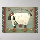 Ursprüngliches Whimsical Sheep Poster (Vorne)