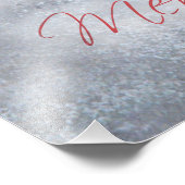 Ursprüngliches Winterschnee Rustikales Open House Fotodruck (Ecke)