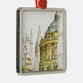 Ursprüngliches Zeichnen Radcliffe Kamera Silbernes Ornament (Rechts)