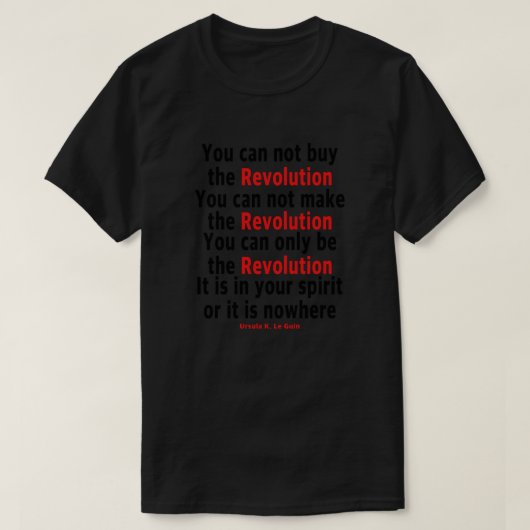 Ursula K. Le Guin T-Shirt (Design vorne)