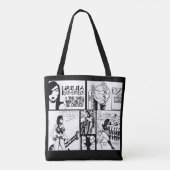 Ursula Leatherneck Punk Comic Strip Art Tasche (Rückseite)