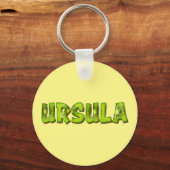 Ursula Name Kiwi Design Schlüsselanhänger (Vorderseite)