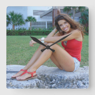 Ursula Quadratische Wanduhr