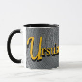 Ursulabedeutungs-und -namen-Ursprungs-Tasse Tasse (Links)