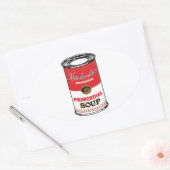 Ursuppe Ovaler Aufkleber (Umschlag)